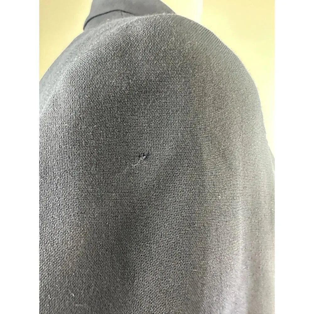 *Flaw Lauren Ralph Lauren Crown Crest 100% Wool Blazer Jacket Navy Womens Size 6 - Picture 15 of 16